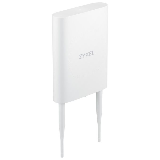 Zyxel NWA55AXE-EU0102F Access Point WiFi 6 Dual Band AX1800 1775 Mbit-s Outdoor IP55 MU-MIMO PoE colore Bianco