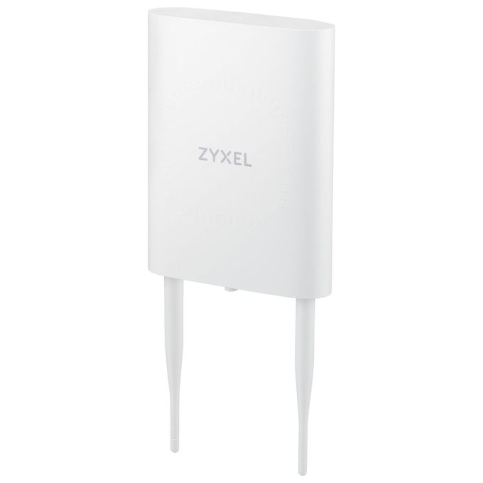 Zyxel NWA55AXE-EU0102F Access Point WiFi 6 Dual Band AX1800 1775 Mbit-s Outdoor IP55 MU-MIMO PoE colore Bianco