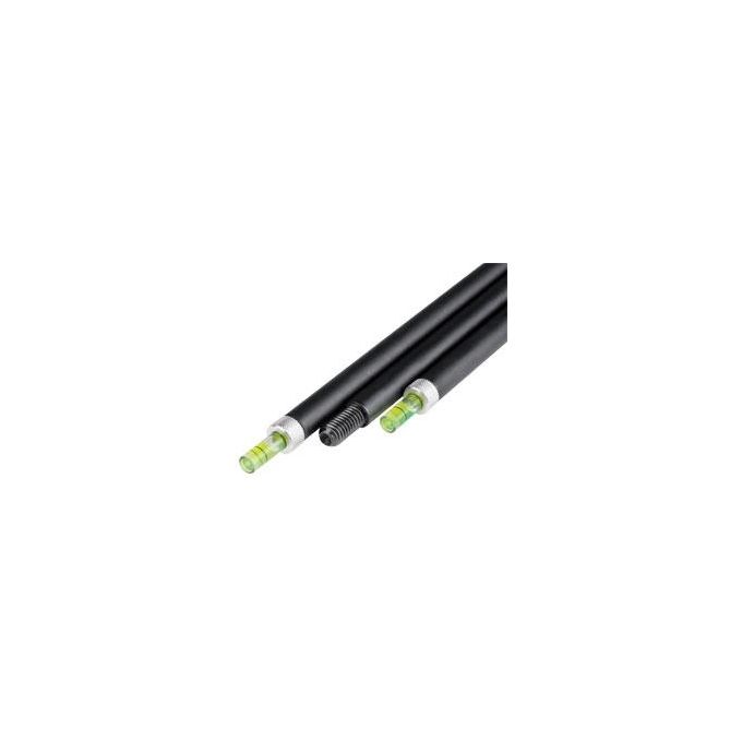 Walimex 17402 Barra di Contrappeso per Sfondi 280 cm Composta in 3 Pezzi con Livella a Bolla colore Nero