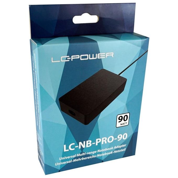 LC Power LC-NB-PRO-90 Alimentatore Notebook 90W Nero