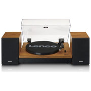 Lenco LS-310WD Giradischi a Cinghia con Diffusori Separati Bluetooth 4.1 Testina Audio Technica MM 20W colore Legno