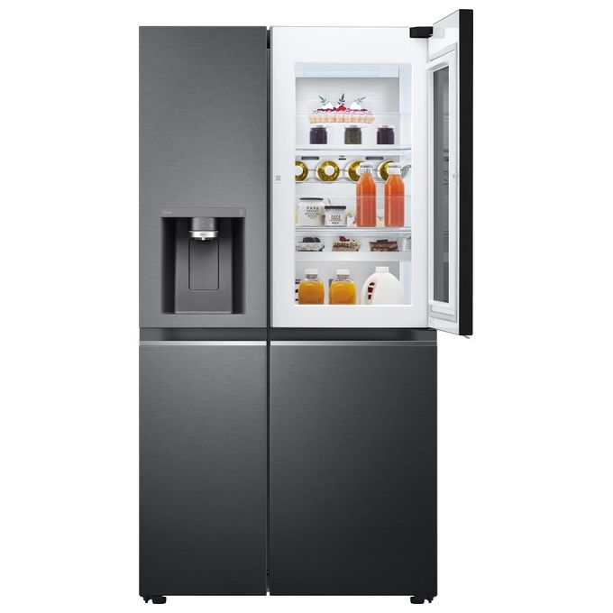 LG GSXV91MCAE InstaView Frigorifero Side by Side 635 L 179 cm Classe E 36 dB No Frost Wi-Fi Door in Door colore Nero