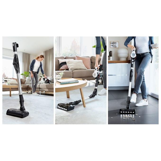 Bosch 4242005307104 Unlimited 7 Aspirapolvere senza fili senza sacchetto 0.3 L 40 min 82 dB colore Bianco