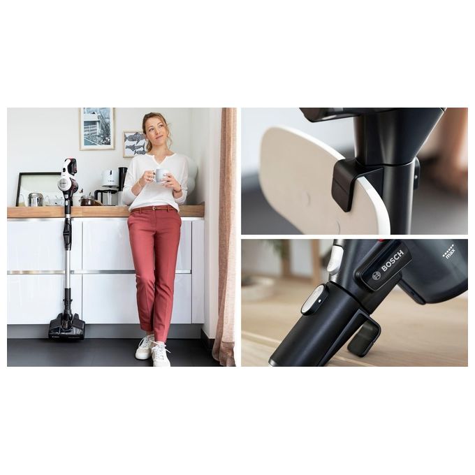 Bosch 4242005307104 Unlimited 7 Aspirapolvere senza fili senza sacchetto 0.3 L 40 min 82 dB colore Bianco