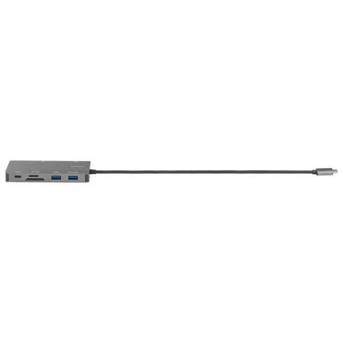 StarTech DKT30CHVSDPD Adattatore Multiporta USB C HDMI 4K 30Hz VGA USB 3.0 5Gbps 100W Power Delivery SD Micro SD GbE colore Grigio