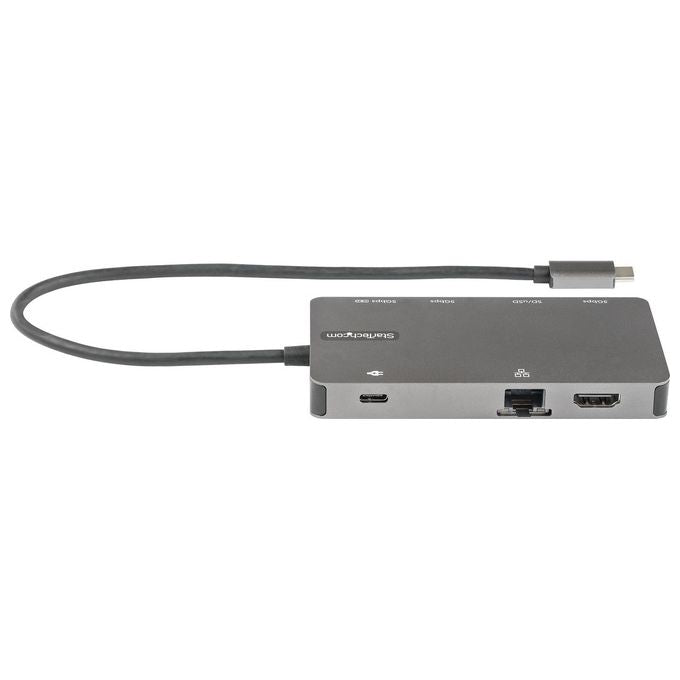 StarTech DKT30CHVSDPD Adattatore Multiporta USB C HDMI 4K 30Hz VGA USB 3.0 5Gbps 100W Power Delivery SD Micro SD GbE colore Grigio