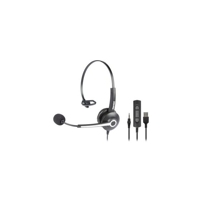 Hamlet Ujm Cuffie con Microfono Business Usb Jack
