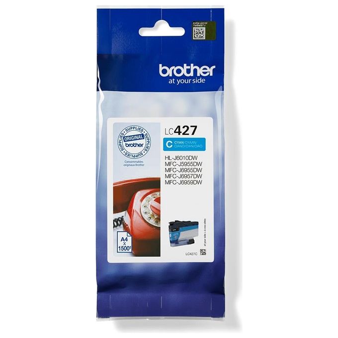Brother LC427C Cartuccia Inkjet Originale 1500 pagine colore Ciano