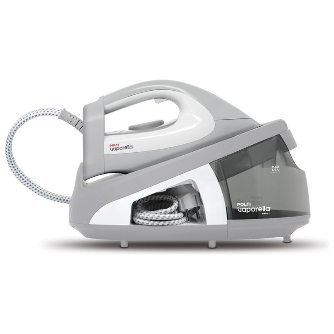 Polti VS10.09 Vaporella Simply Ferro da Stiro con Caldaia 2200W 6,5 bar 1,5L piastra Ceramica colore Grigio Bianco