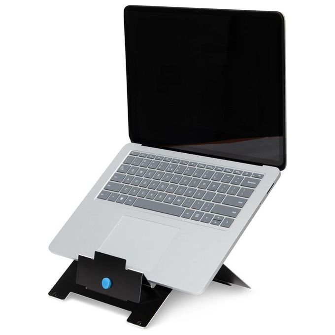 R-Go Tools RGORISTBL R-Go Riser Supporto per Laptop Regolabile in 5 Posizioni Inclinazione 30°-57° in Alluminio Hylite 5 kg colore Nero
