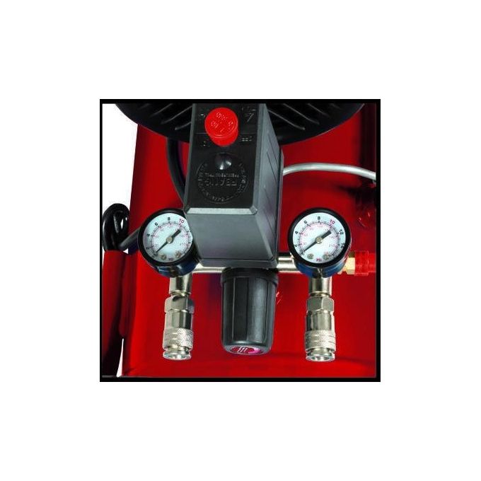 Einhell 4010495 TC-AC 420-50-10 V Compressore ad aria 2200 W 50 L 10 bar 420 l-min colore Nero Rosso