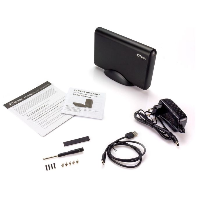 Fantec DB-F35U3 Box Esterno HDD Nero 3.5