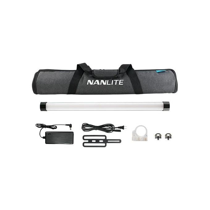 Nanlite 3720 PavoTube II 15X Luce Effetto Colore RGBWW LED 35W CRI 97 2700K 12000K Bluetooth DMX colore Nero