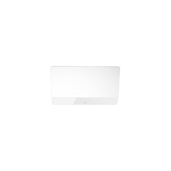 Elleci KKQ80096VST Quadro - Cappa a parete, aspirante, 80 cm, 750 m³-h, Classe A, 65 dB, Touch control, 4 velocita', Booster, indicatore saturazione filtro, LED, Bianco