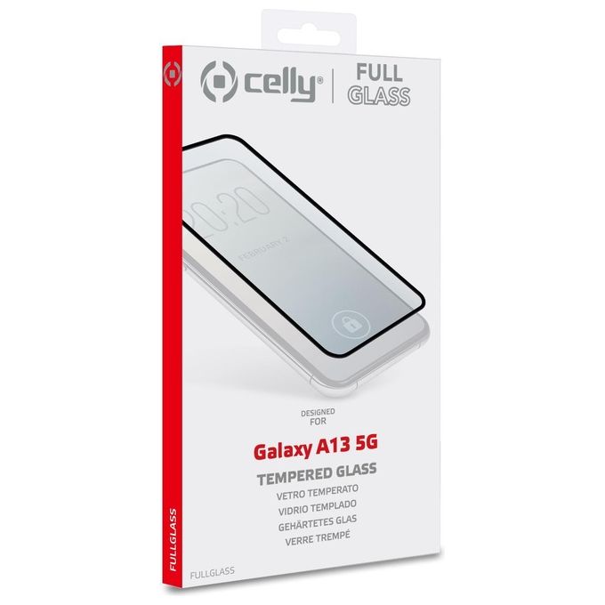 Celly Full Glass per Samsung Galaxy A13 4G 5G Nero