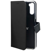 Celly Cover in Similpelle Wally per Samsung A13 4G 5G Nero
