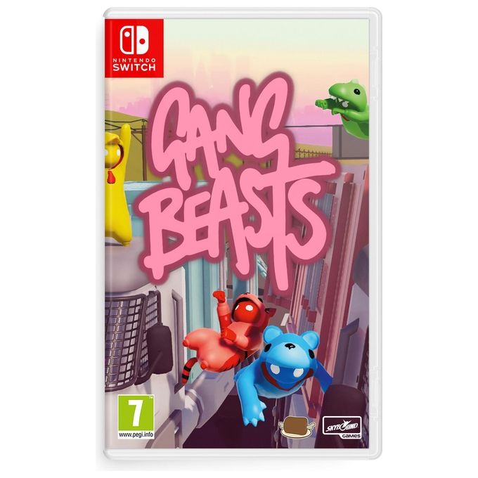 Skybound Games 0811949033673 Gang Beasts Videogioco Nintendo Switch Party Game Multiplayer fino a 8 giocatori PEGI 7
