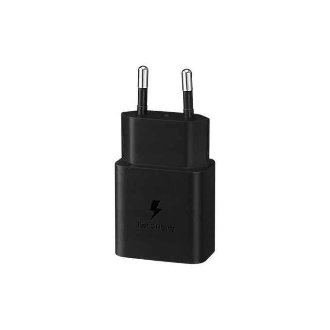 Samsung EP-T1510XBEGEU Caricabatterie USB Type-C Fast Charging 15W Nero con cavo 1mt Usb Type-C Nero