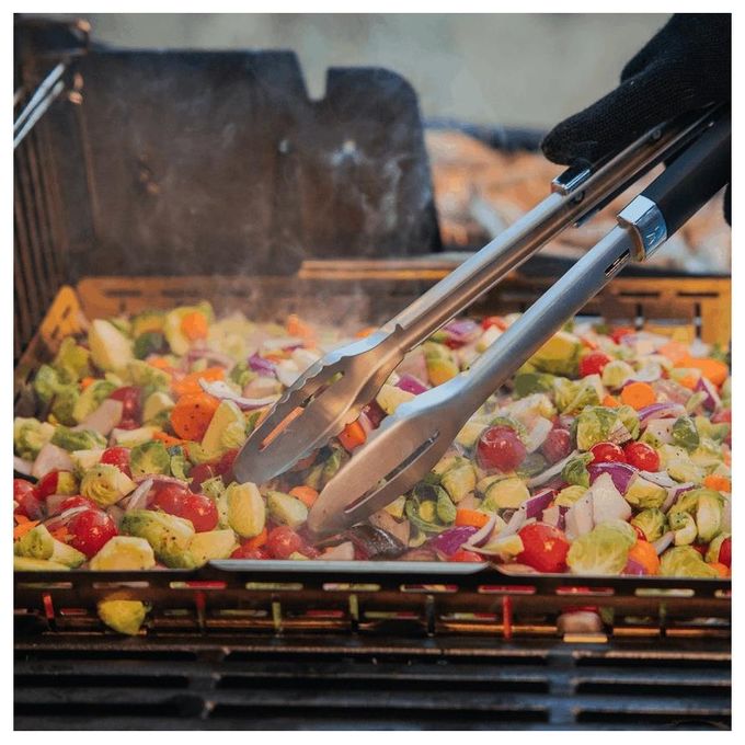 Weber 7683 Weber Crafted Cestello per Arrosti in Acciaio Inox per Barbecue Genesis Spirit SmokeFire Lavabile in Lavastoviglie colore Acciaio