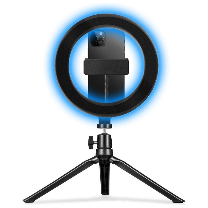 Celly Ring Light Rgb 8 Nero