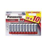 Panasonic Batterie Ministilo AAA LR03 - Confezione Risparmio 20 Pezzi (10+10)