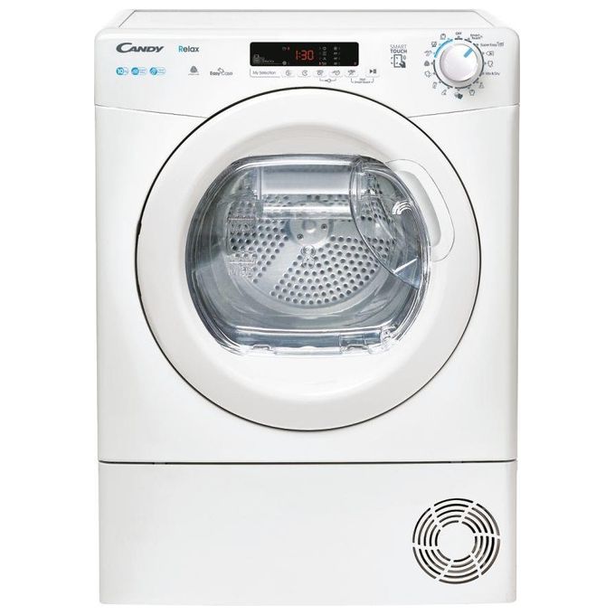 Candy CRE H10A2DE-S Smart Asciugatrice Pompa di Calore 10 Kg Classe E NFC 16 Programmi Vapore (85x60x61 cm) colore Bianco