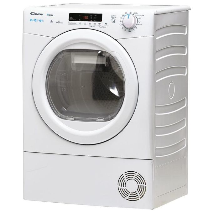 Candy CRE H10A2DE-S Smart Asciugatrice Pompa di Calore 10 Kg Classe E NFC 16 Programmi Vapore (85x60x61 cm) colore Bianco