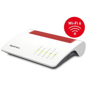 FRITZ! 20002999 FRITZ!Box 7590 AX Modem Router Wi-Fi 6 Dual Band 2400 Mbit-s 4 Porte Gigabit VDSL ADSL Mesh DECT colore Bianco