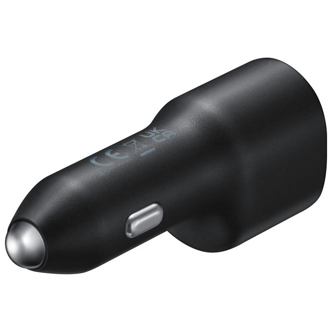 Samsung EP-L4020 Caricatore da Viaggio per Auto 40W 2 Porte USB e USB-C Nero