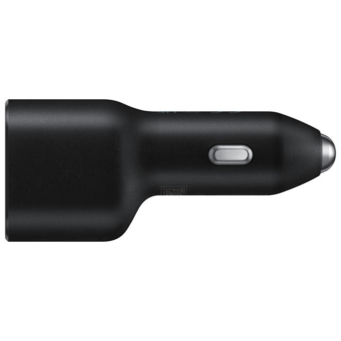 Samsung EP-L4020 Caricatore da Viaggio per Auto 40W 2 Porte USB e USB-C Nero
