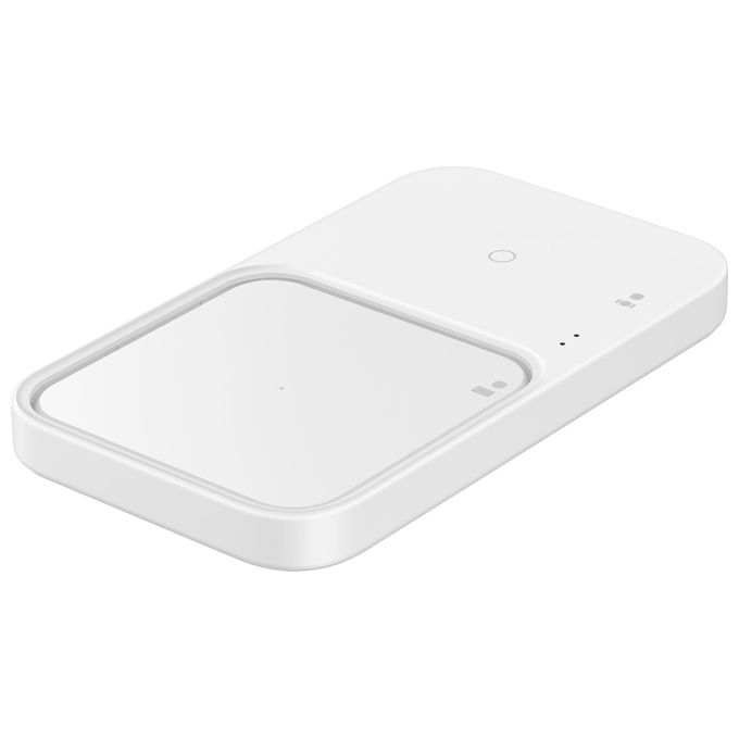 Samsung EP-P5400BWEGEU Wireless Charger Duo Caricabatterie Fast Charging 2.0 15W 2 Dispositivi Qi USB-C colore Bianco