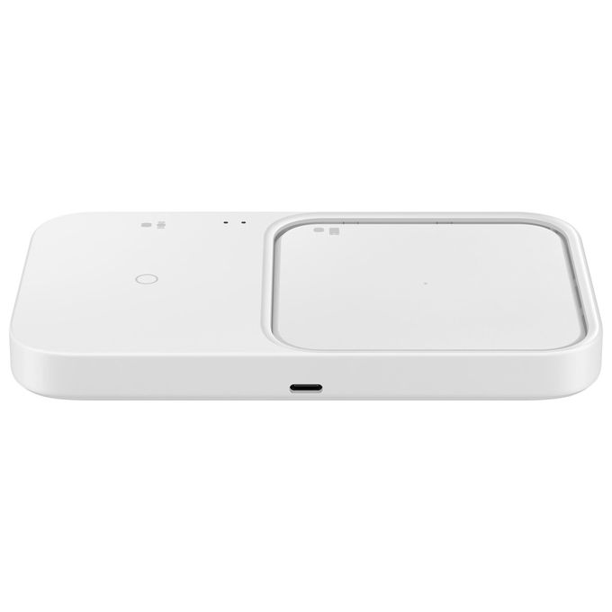 Samsung EP-P5400BWEGEU Wireless Charger Duo Caricabatterie Fast Charging 2.0 15W 2 Dispositivi Qi USB-C colore Bianco