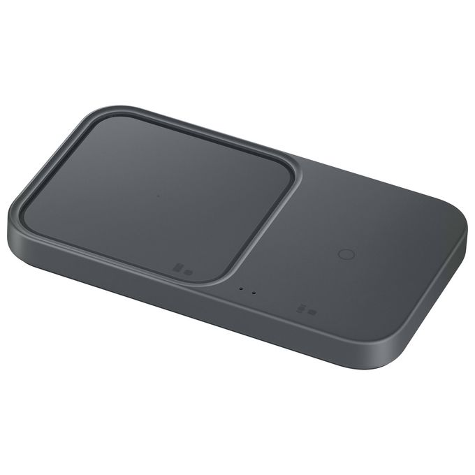 Samsung EP-P5400BBEGEU Wireless Charger Duo Fast Charging 2.0 15W Ricarica 2 Dispositivi Simultanea colore Nero