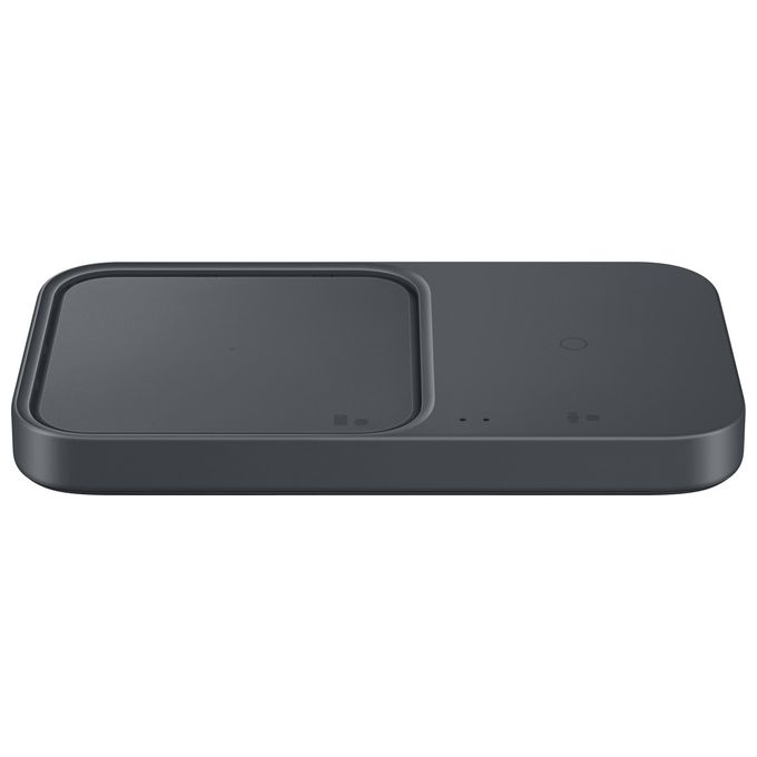 Samsung EP-P5400TBEGEU Super Fast Wireless Charger Duo 15W compatibile Smartphone Galaxy Watch Cuffie colore Grigio