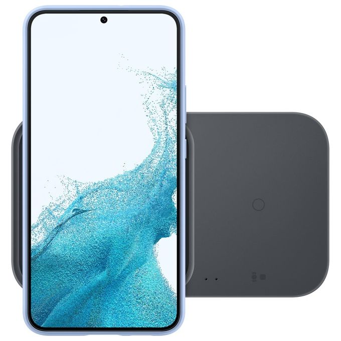 Samsung EP-P5400BBEGEU Wireless Charger Duo Fast Charging 2.0 15W Ricarica 2 Dispositivi Simultanea colore Nero
