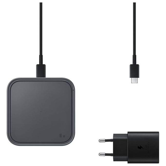 Samsung EP-P2400BBEGEU Super Fast Wireless Charger 15W Grigio