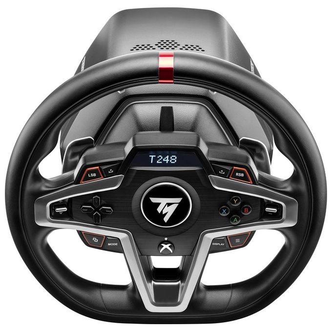 Thrustmaster T248 Volante e Pedaliera Force Feedback Ibrido Display Xbox Series X S Xbox One PC colore Nero
