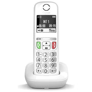Gigaset S30852H2816K132 E270 Telefono Cordless DECT Display 2'' Vivavoce Rubrica 100 Tasti Grandi colore Bianco