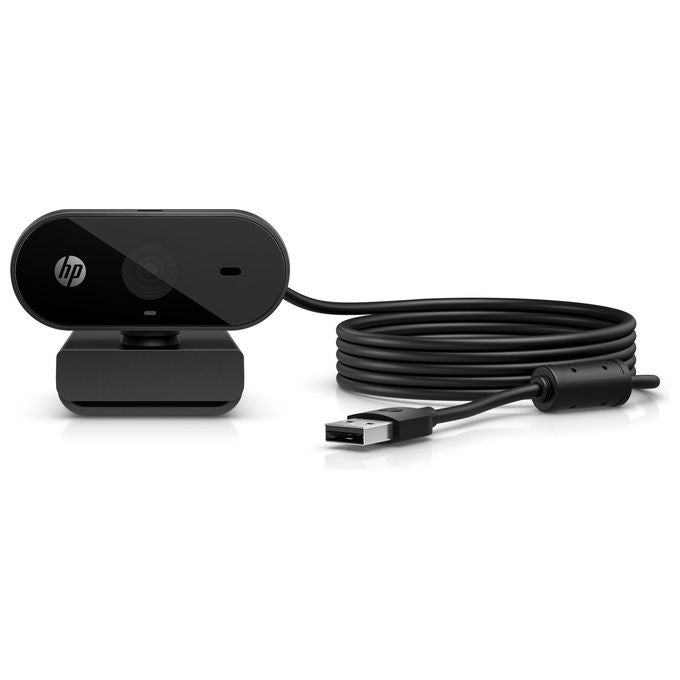 HP 53X26AA 320 Webcam FHD 1080p USB-A Grandangolare Microfono Integrato Copriobiettivo colore Nero