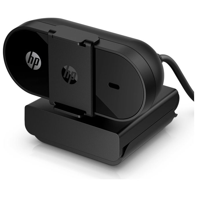HP 53X27AA 325 Webcam Full HD 1080p USB-A Microfono Integrato Copriobiettivo Privacy colore Nero