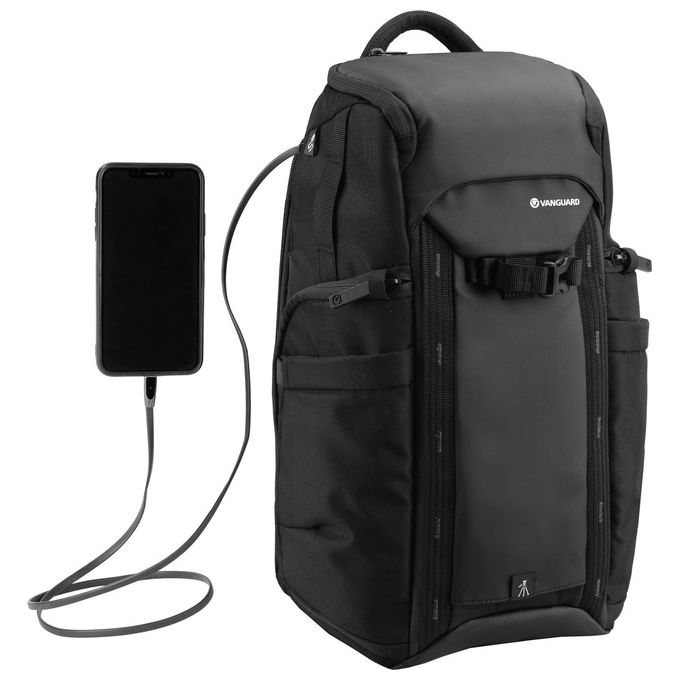 Vanguard VEO ADAPTOR R44 BK Zaino Fotografico con Scomparto Laptop 13'' Porta USB Antipioggia Inclusa colore Nero
