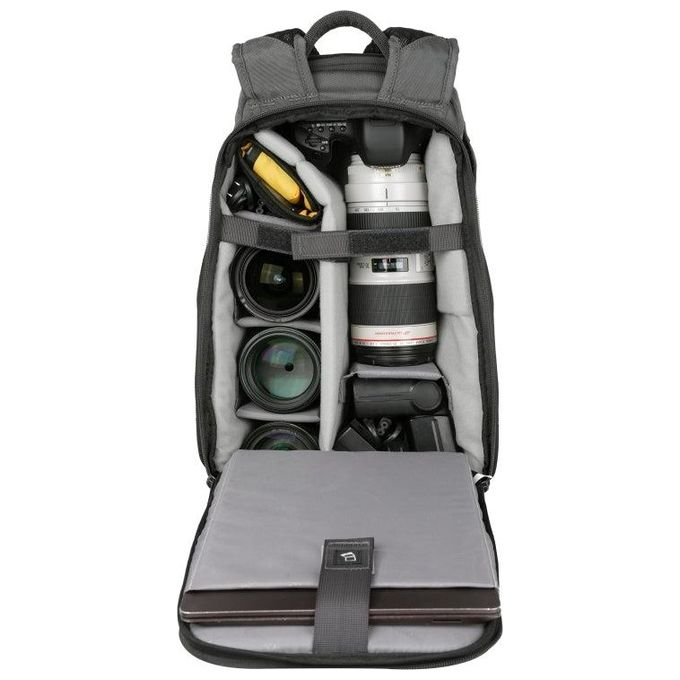 VANGUARD VEO ADAPTOR R44 GY Zaino Fotografico Accesso Posteriore Scomparto 13'' Porta USB Treppiede colore Grigio