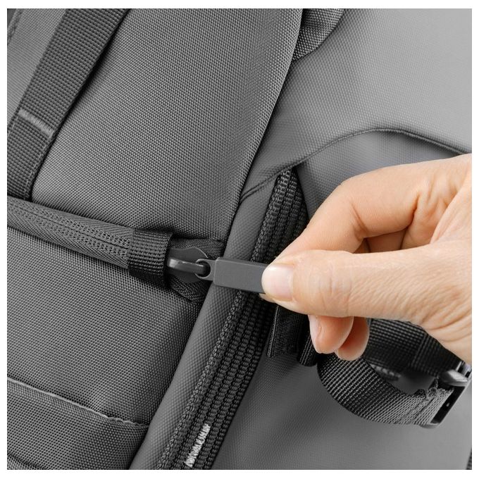 VANGUARD VEO ADAPTOR R44 GY Zaino Fotografico Accesso Posteriore Scomparto 13'' Porta USB Treppiede colore Grigio