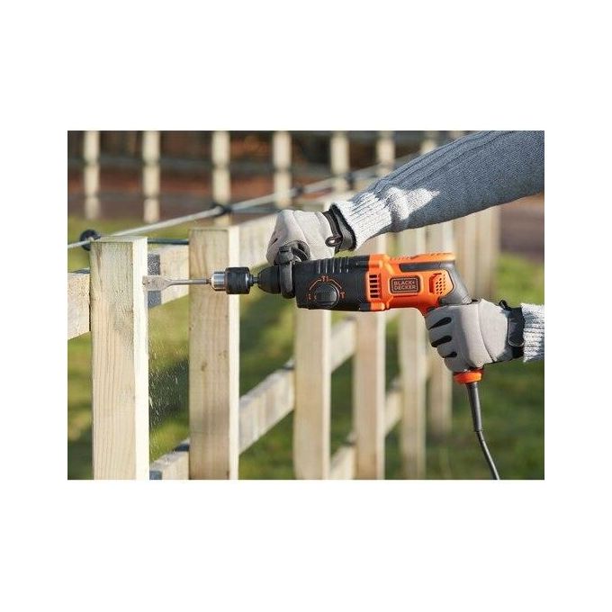 Black+decker BEHS01-QS Martello Tassellatore Scalpellatore SDS+ 650W 1.4J 3 modalita' 16mm muratura