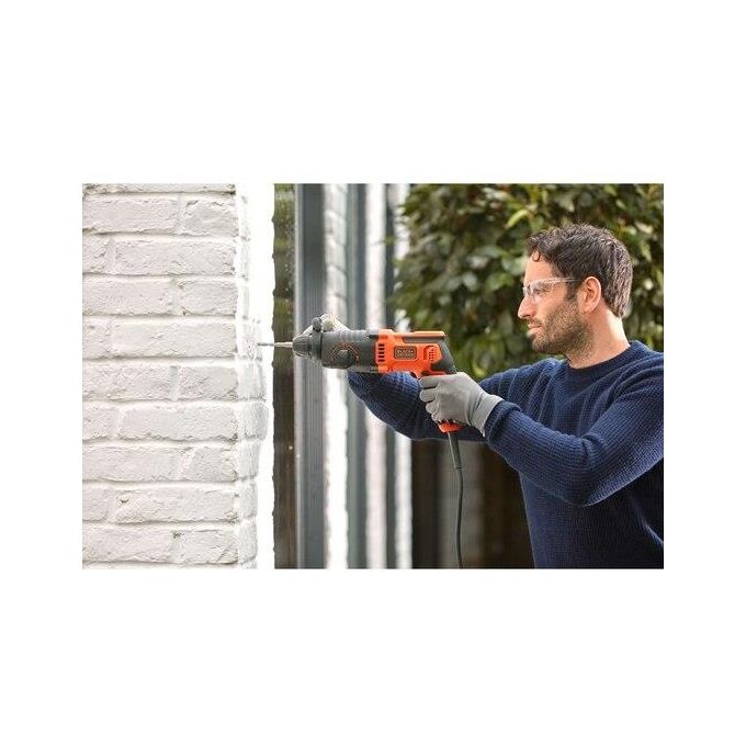 Black+decker BEHS01-QS Martello Tassellatore Scalpellatore SDS+ 650W 1.4J 3 modalita' 16mm muratura