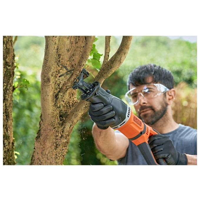 Black+decker BES301-QS Sega a Gattuccio a Filo 750W Velocita' Variabile 2800 corse-min Scarpa Pivotante