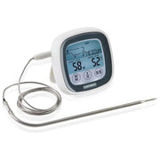 Leifheit 3223 Termometro Digitale per Arrosto e Barbecue Sonda 100 cm Resistente 380°C Timer Allarme colore Bianco