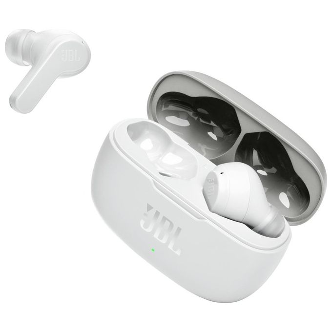 JBL JBLW200TWSWHT Wave 200TWS Auricolari In-Ear True Wireless Bluetooth 5.0 Microfono IPX2 20 ore colore Bianco