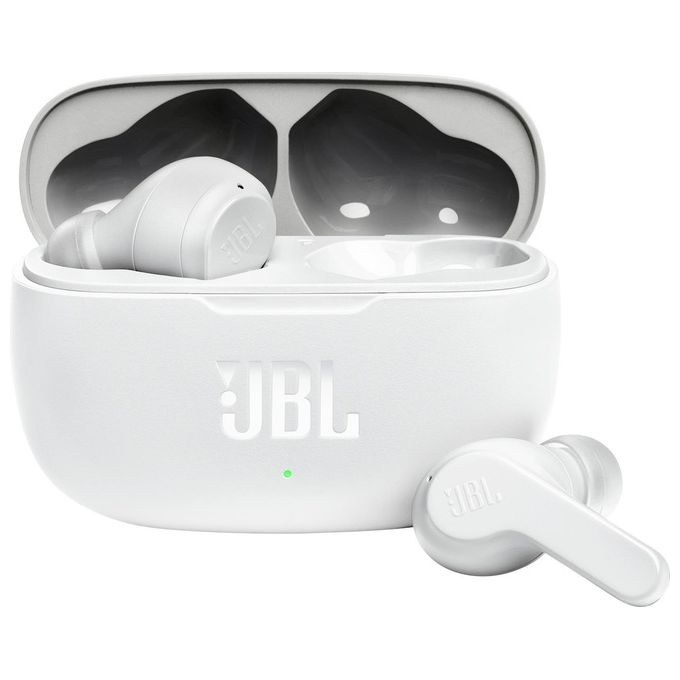 JBL JBLW200TWSWHT Wave 200TWS Auricolari In-Ear True Wireless Bluetooth 5.0 Microfono IPX2 20 ore colore Bianco