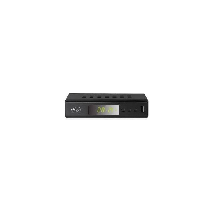 Digiquest RICD1201_SE Twin Tuner Small Edition Decoder Digitale Terrestre DVB-T2 Full HD PVR Doppio Sintonizzatore Ethernet colore Nero